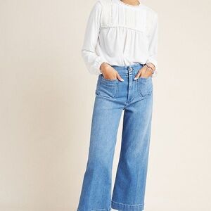 Pilcro The Skipper Wide - Leg Cropped Jean